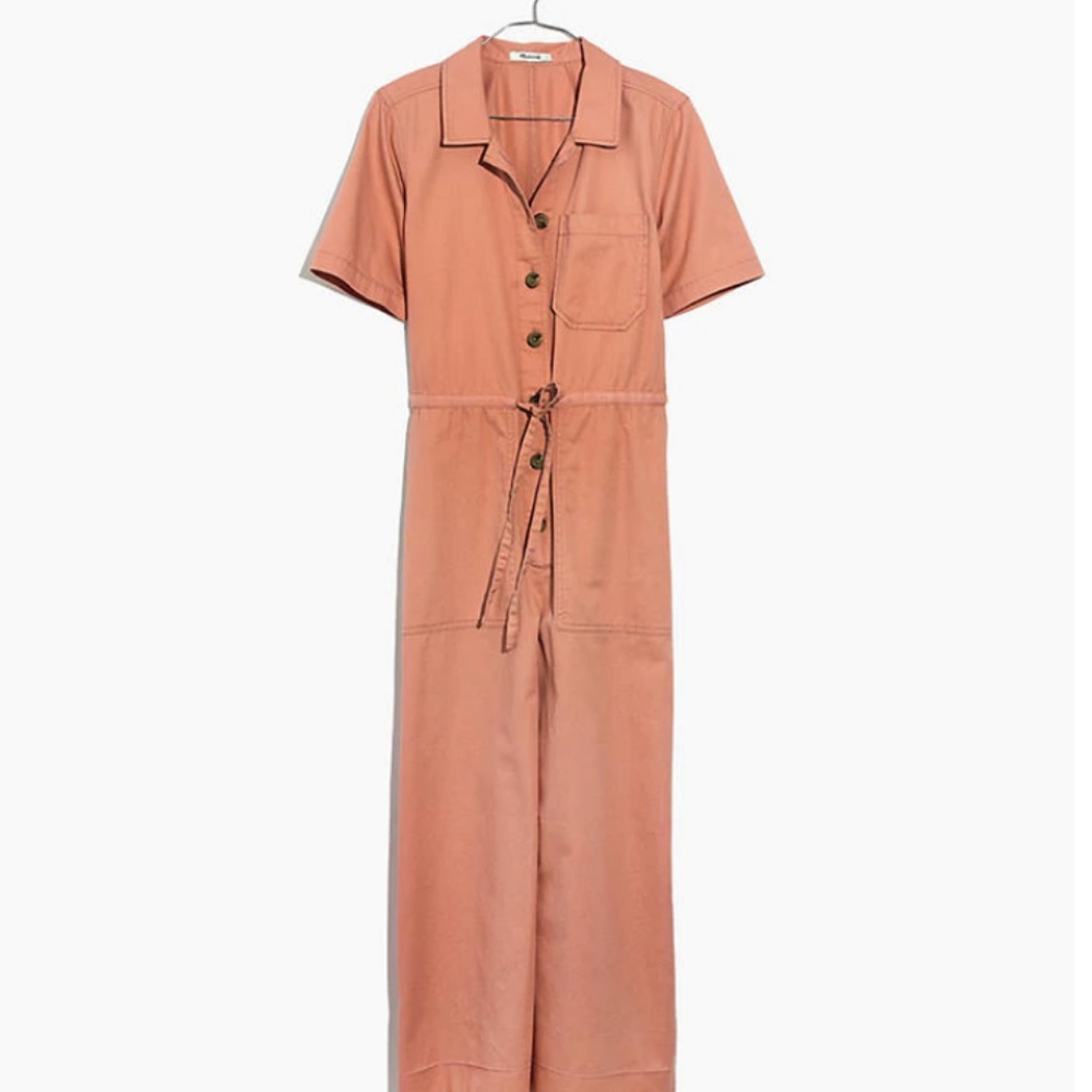 Madewell Wide Leg Utility Jumpsuit Size 8